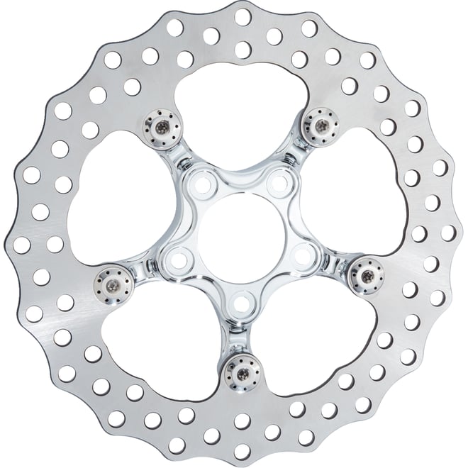 Arlen ness Spider Rotor - 11-1/2" - Chrome Arlen ness Spider Rotor - 11-1/2" - Chrome