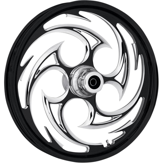 Rc components Wheel - Savage Eclipse - Front - Single Disc/without ABS - Black Eclipse - 16x3.5 - '00-'06 FLST