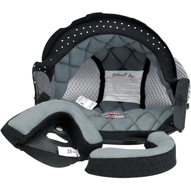 Biltwell Bonanza Liner - Black/Gray - 2XL