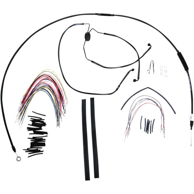 Burly brand Control Kit - 15" Ape Hanger Handlebars