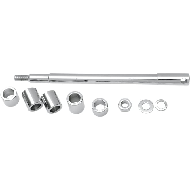 Drag specialties Axle Kit - Front - Chrome - '86-'99 FLST Drag specialties Axle Kit - Front - Chrome - '86-'99 FLST