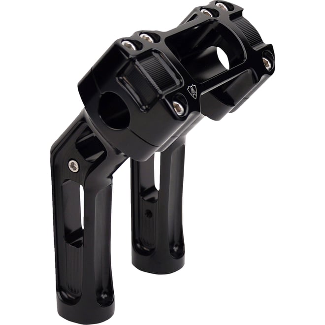 Arlen ness Risers - Method - Softail Gauge Cut-Out - 7" - Black
