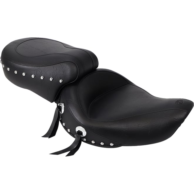 Mustang Wide Studded Seat - Dyna '04-'05