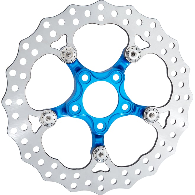 Arlen ness Spider Rotor - 11.8" - Blue Arlen ness Spider Rotor - 11.8" - Blue