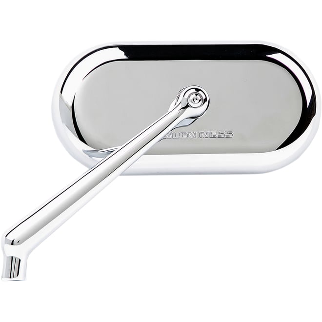 Arlen ness Mirror - Side View - Oval - Chrome - Left