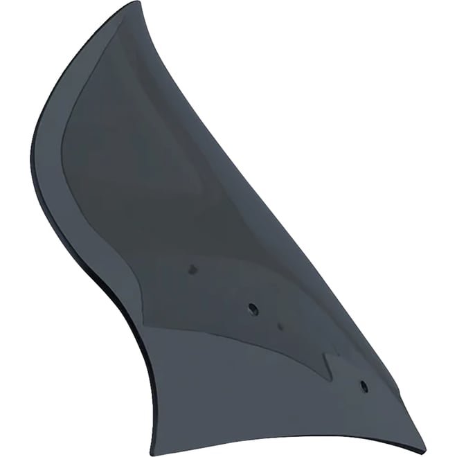 Klock werks Flare™ Windshield - 12" - Dark Smoke - FLTR
