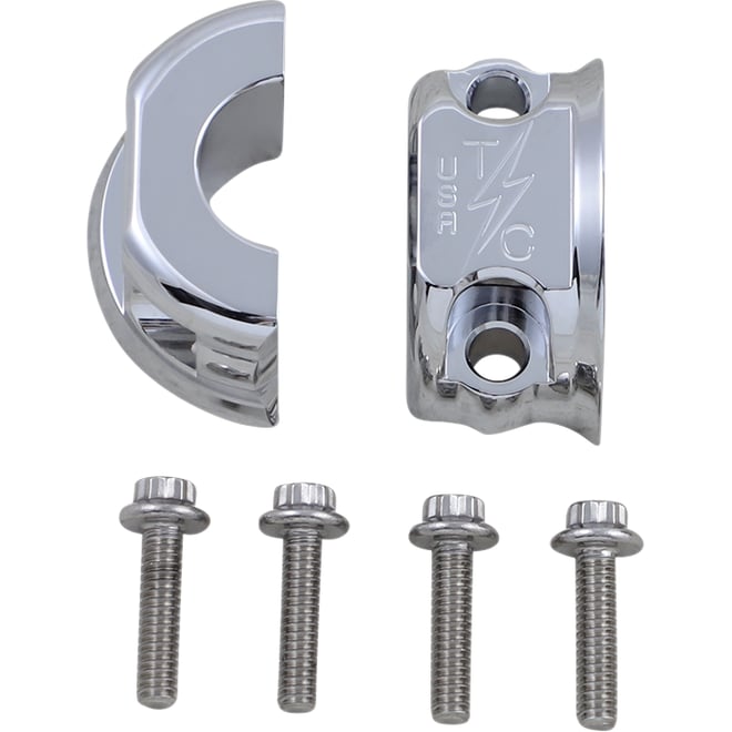 Thrashin supply co. Perch Clamps - Clutch/Brake - Chrome