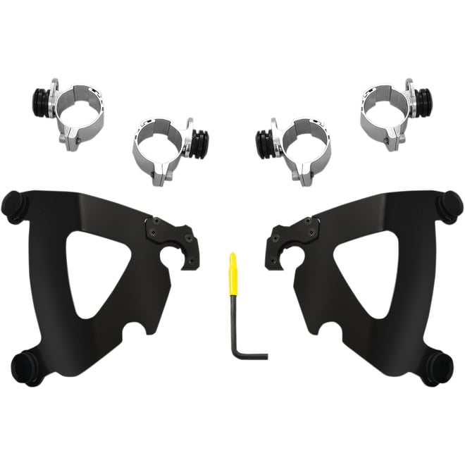 Memphis shades Road Warrior Mounting Kit - Black - FXDWG