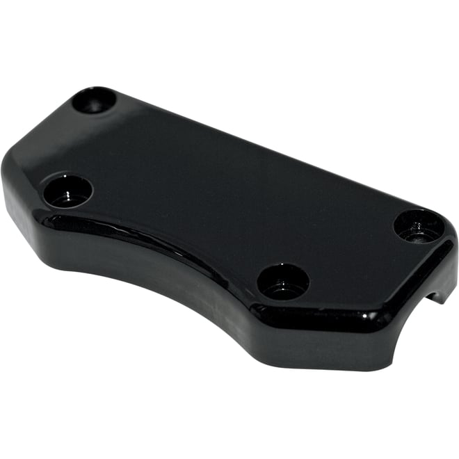 Drag specialties Handlebar Clamp - Buffalo - Smooth - Black