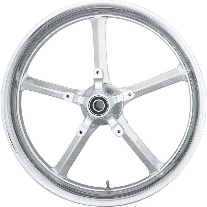 Coastal moto Wheel - Rockstar - Front - Dual Disc/without ABS - Chrome - 21x3.25 - FL