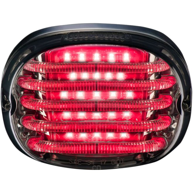 Custom dynamics Taillight - with License Plate Illumination Window - Smoke