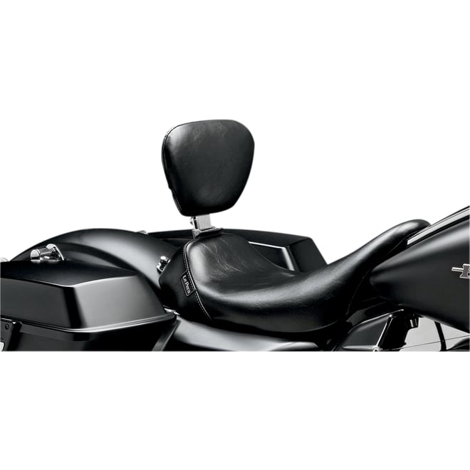 Le pera Bare Bones Solo Seat - w/ Removable Drivers Backrest - Smooth - Black - FL '08-'23 Le pera Bare Bones Solo Seat - w/ Removable Drivers Backrest - Smooth - Black - FL '08-'23