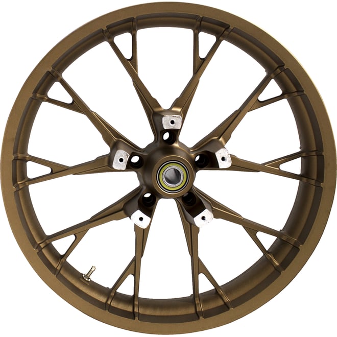 Coastal moto Wheel - Marlin - Front - Dual Disc/with ABS - Bronze - 21x3.5