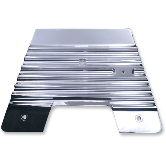 Covingtons Firewall Plate - Finned - Chrome