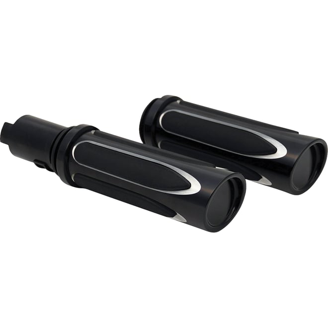 Arlen ness Grips - Comfort - Deep Cut - TBW - Black