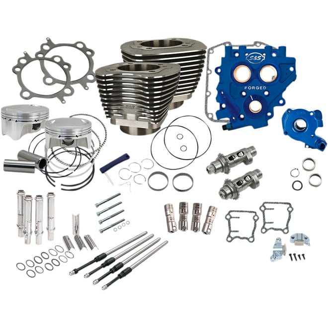 S&s cycle 110" Power Package Performance Kit - Chain Drive - Black