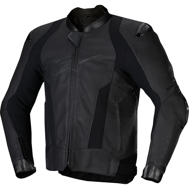 Alpinestars Missile v3 Leather Jacket Black/Black Alpinestars Missile v3 Leather Jacket Black/Black