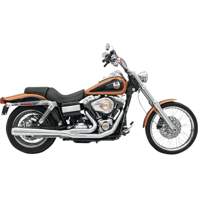 Bassani xhaust Road Rage Exhaust - Chrome - Long - '06-'17 FXD