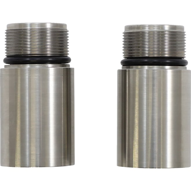 Cycle visions Chrome Fork Tube Extensions - 39 mm Diameter - Extends +2"