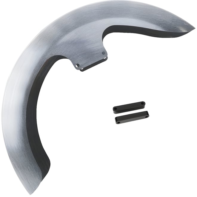 Paul yaffe bagger nation Thicky Front Fender - 19" Wheel - With Black Adapters - CVO Street Glide/Road Glide