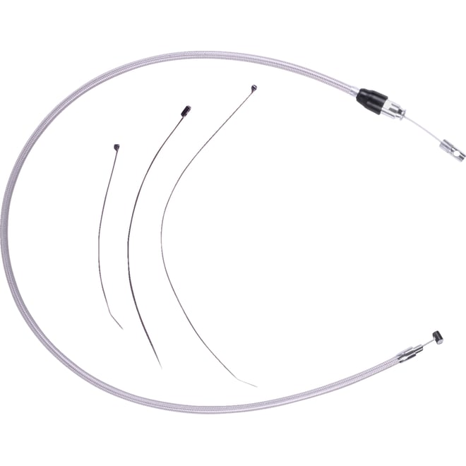 Drag specialties Quick Connect Clutch Cable - Upper - Stainless Steel Drag specialties Quick Connect Clutch Cable - Upper - Stainless Steel