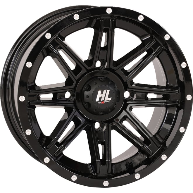 High lifter Wheel - HL22 - Front/Rear - Gloss Black - 14x7 - 4/137 - 4+3 (+10 mm)