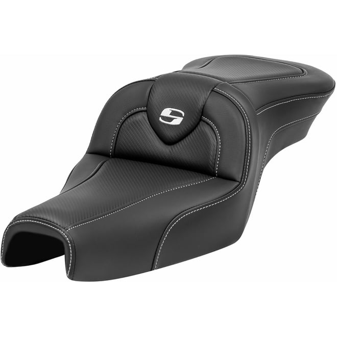 Saddlemen Roadsofa™ Seat - without Backrest - Carbon Fiber - XL '04-'22 Saddlemen Roadsofa™ Seat - without Backrest - Carbon Fiber - XL '04-'22