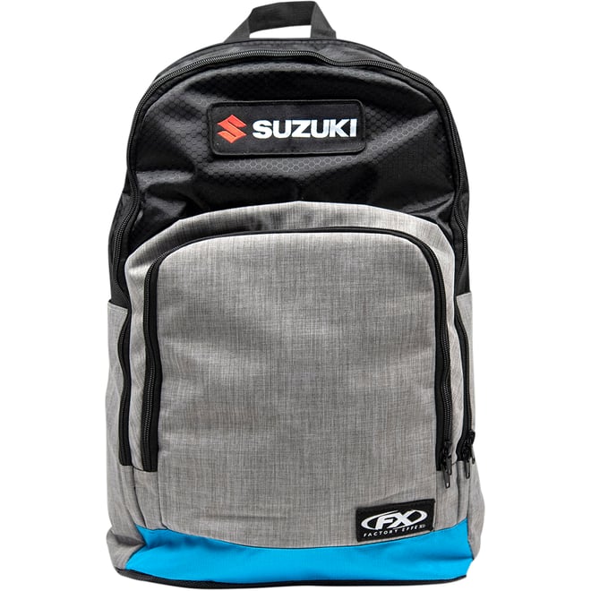 Factory effex Suzuki Standard Backpack - Black/Gray/Blue