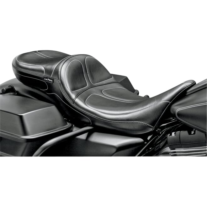 Le pera Maverick Daddy Long Legs Seat - Black - Stitched - FL '08-'23 Le pera Maverick Daddy Long Legs Seat - Black - Stitched - FL '08-'23