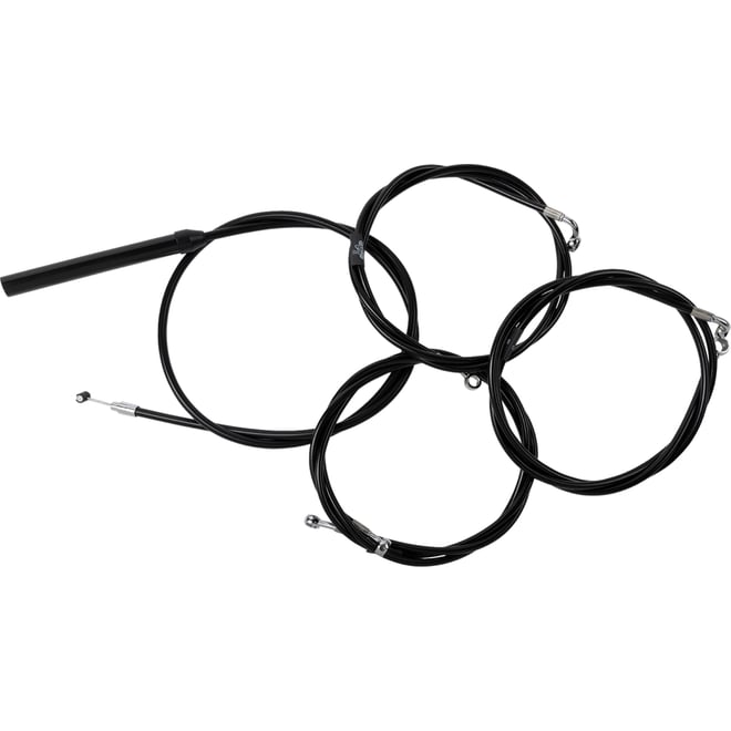 La choppers Handlebar Cable/Brake Line Kit - Complete - 18" - 20" Handlebars - Black Vinyl La choppers Handlebar Cable/Brake Line Kit - Complete - 18" - 20" Handlebars - Black Vinyl