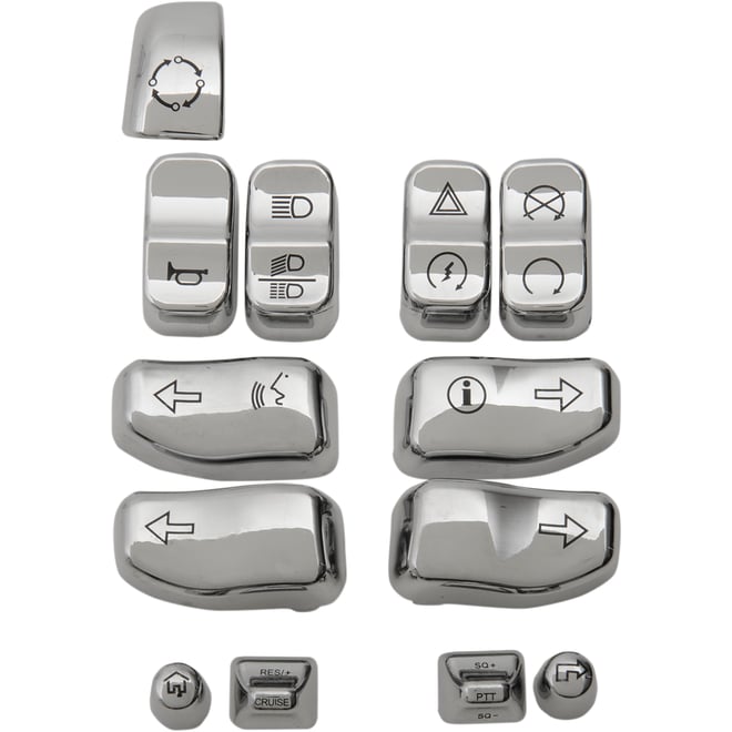 Drag specialties Switch Caps - Chrome