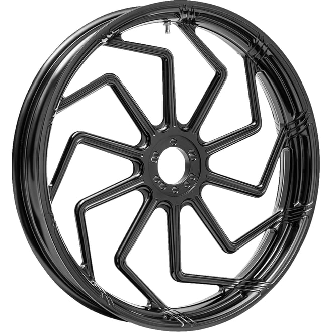 Arlen ness Wheel - Kickback - 10 Spoke - Forged - Black - 21x3.5