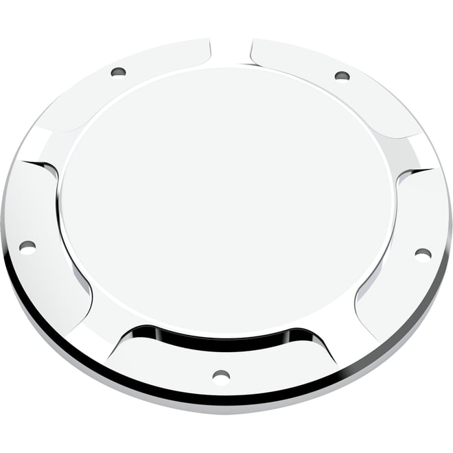La choppers County Line Derby Cover Derby Cover - M8 - Softail - Chrome