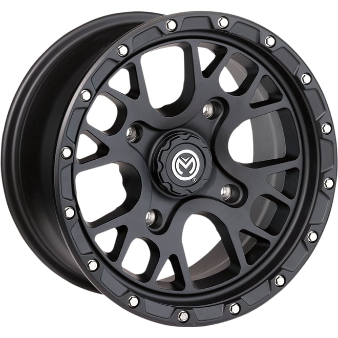 Moose utility Wheel - 545X - Front/Rear - Black - 14x7 - 4/110 - 4+3