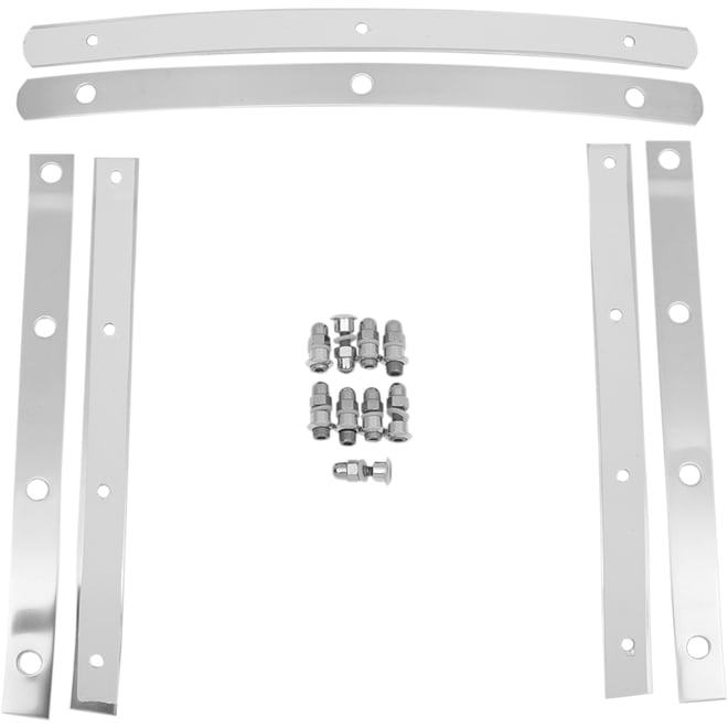 Memphis shades Slim Windshield Hardware Straps - Stainless Steel Memphis shades Slim Windshield Hardware Straps - Stainless Steel