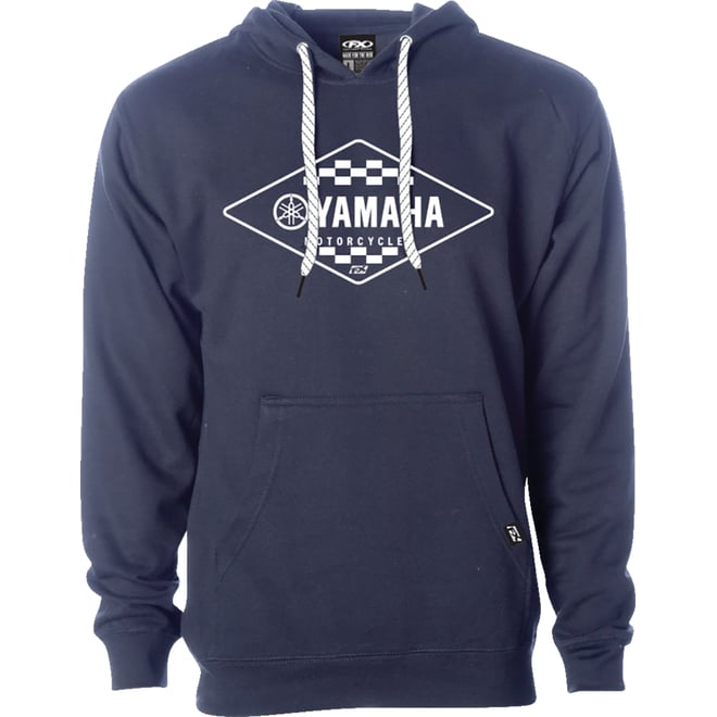 Factory Effex Yamaha Diamond Pullover Hoodie Navy Factory Effex Yamaha Diamond Pullover Hoodie Navy