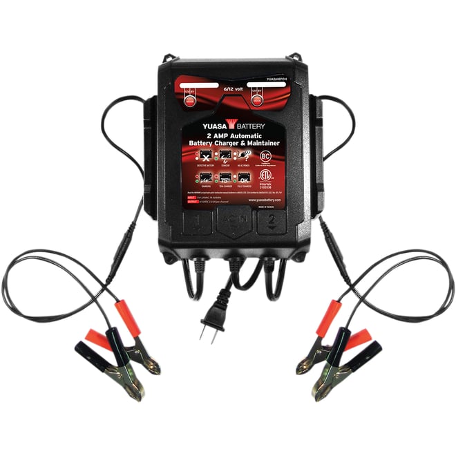 Yuasa Battery Charger - 2 A - 6/12 V Yuasa Battery Charger - 2 A - 6/12 V