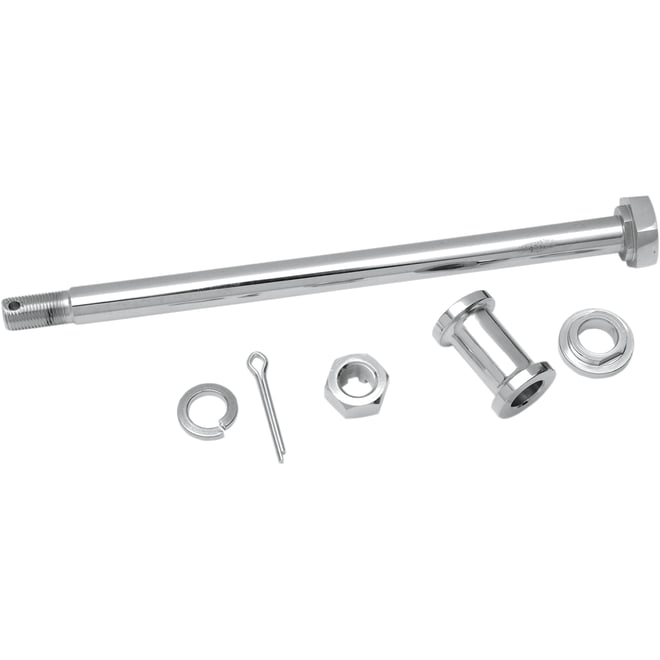 Drag specialties Axle Kit - Rear - Chrome - '52-'78 XL Drag specialties Axle Kit - Rear - Chrome - '52-'78 XL