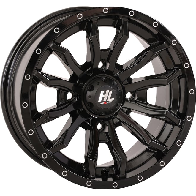 High lifter Wheel - HL21 - Front/Rear - Gloss Black - 14x7 - 4/156 - 4+3 (+10 mm)