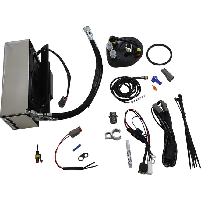 Ultracool Oil Cooler Kit - Chrome