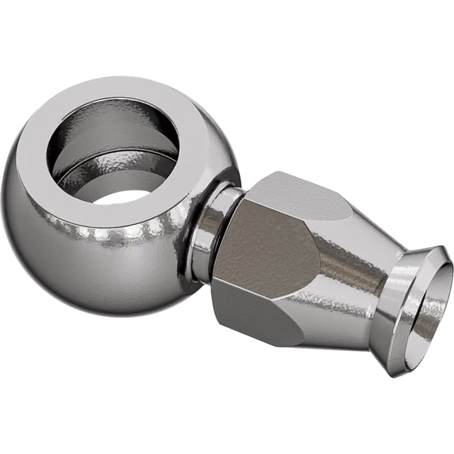 Goodridge Banjo - Straight - Short - 3/8" or M10 Long Bolt Goodridge Banjo - Straight - Short - 3/8" or M10 Long Bolt