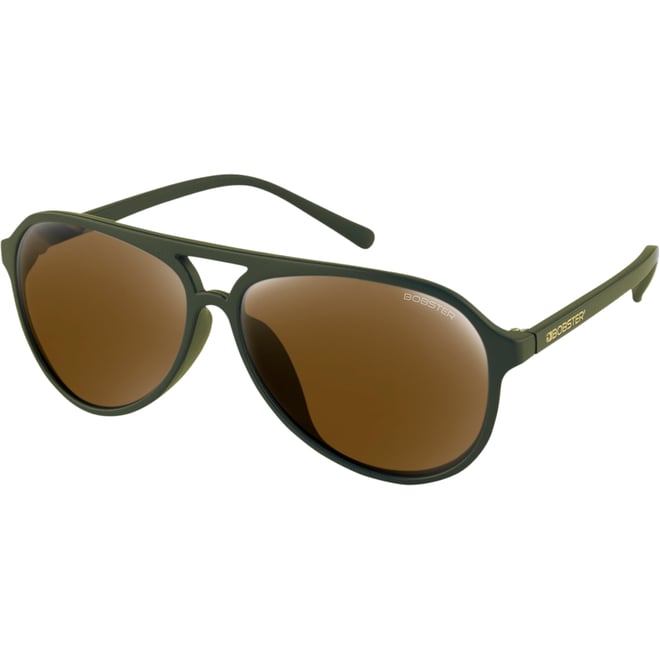 Bobster Maverick Sunglasses - Matte Olive - Brown HD Gold Mirror Bobster Maverick Sunglasses - Matte Olive - Brown HD Gold Mirror