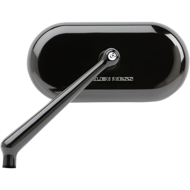 Arlen ness Mirror - Side View - Oval - Black - Left