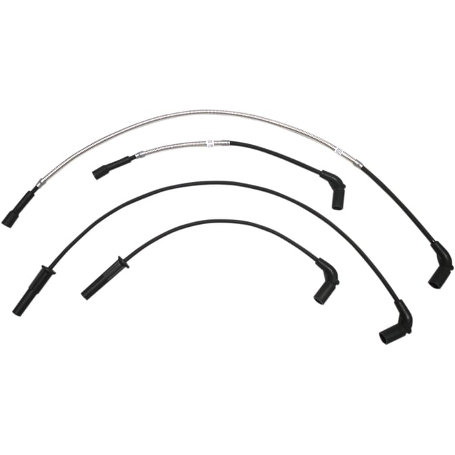 Magnum shielding Spark Plug Wire Set - Polished Stainless - FL '17+