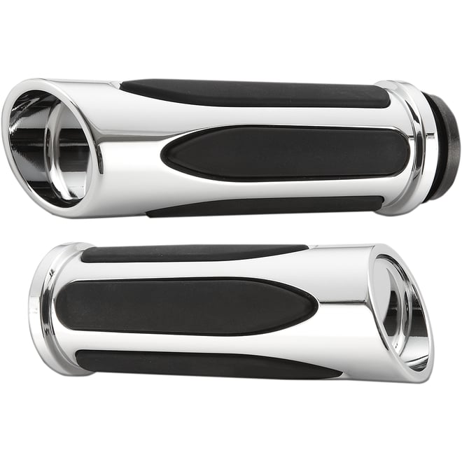 Arlen ness Grips - Comfort - Deep Cut - TBW - Chrome