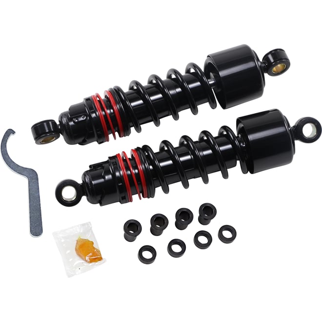Burly brand Slammer Plus Shocks - Black - XL