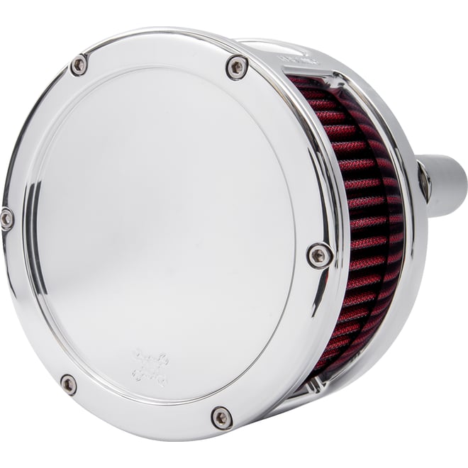 Feuling oil pump corp. BA Series Air Cleaner Kit - Chrome - Red Filter