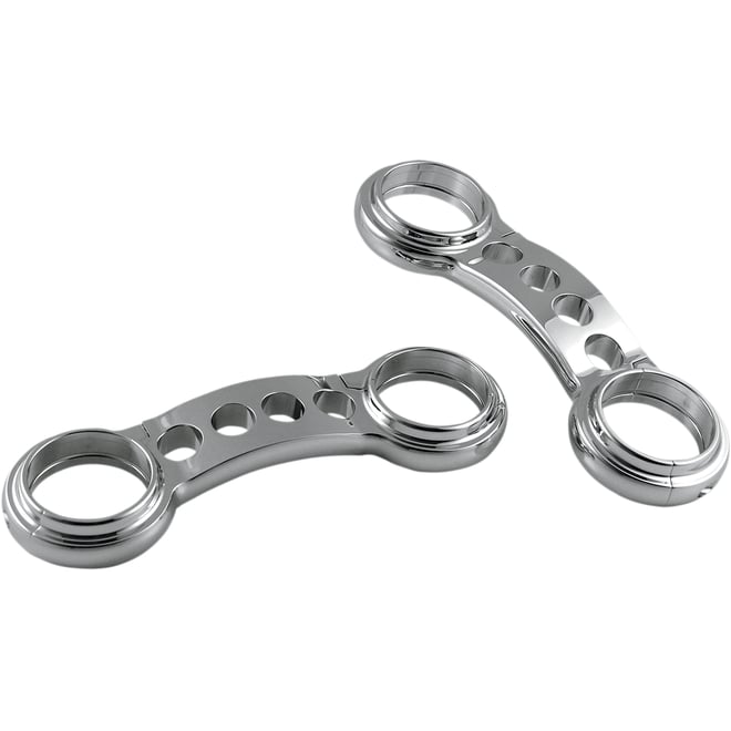 Custom cycle engineering Fork Brace - Chrome - 49 mm - '06-'08 FXDWG | '08-'17 FXDF