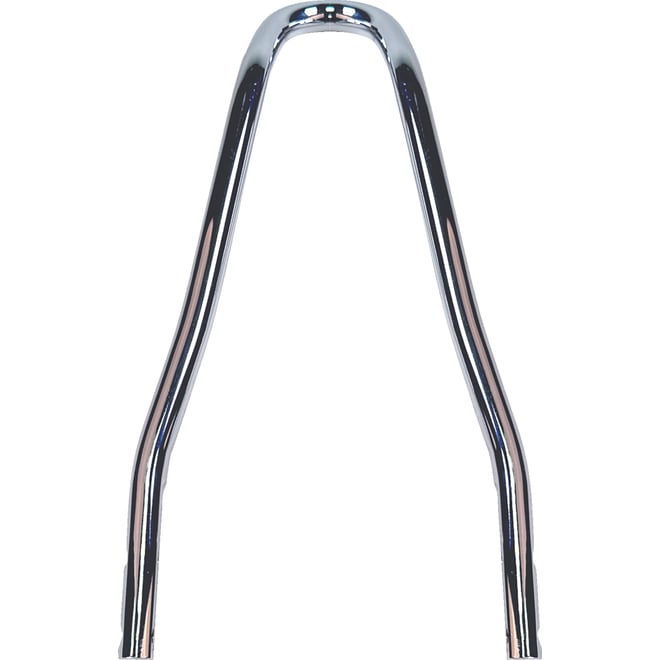 Drag specialties Round Tapered Sissy Bar - Black - 13"H x 6.69"W