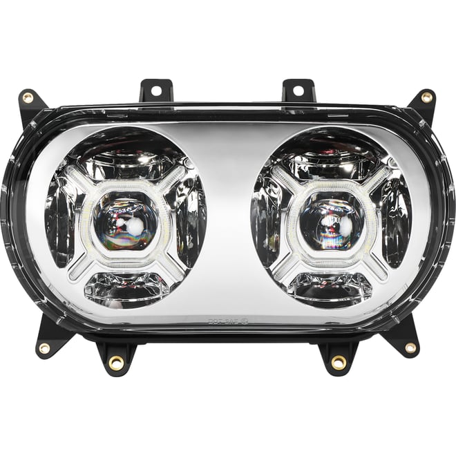 Custom dynamics ProGLOW™ Headlight - Chrome - Road Glide